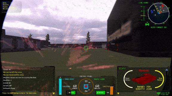 Cycling blocks shots and allows for shields to regenerate
